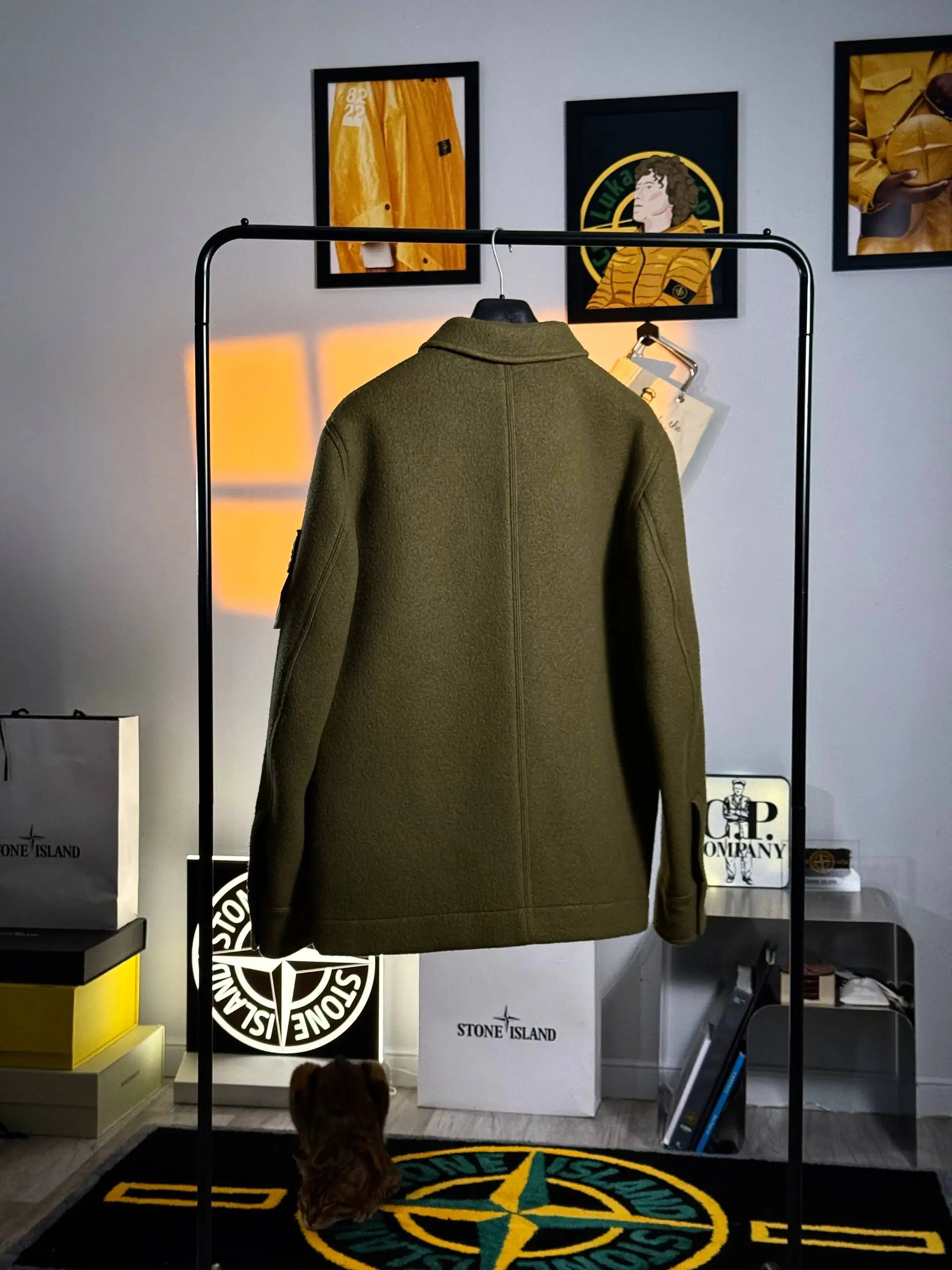 Stone Island Ghost Piece Heavy Melton Wool Ghost Jacket - Куртки (Одежда) в Астрахань