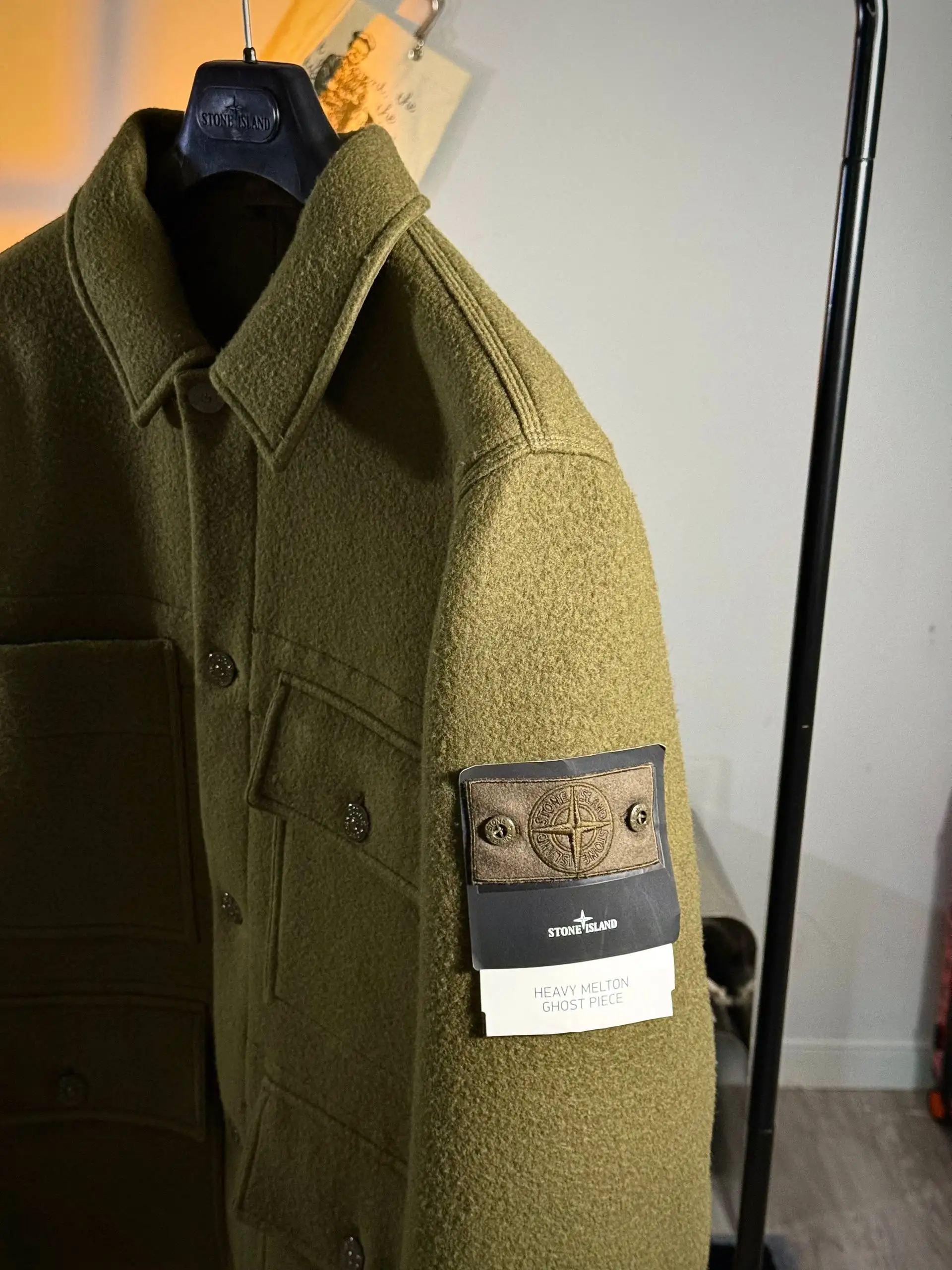 Stone Island Ghost Piece Heavy Melton Wool Ghost Jacket - Куртки (Одежда) в Астрахань