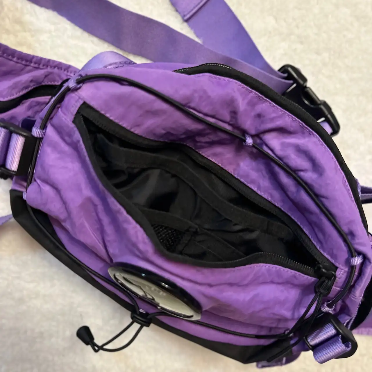 CP Company x Palace Garment Dyed Nylon B Lens Crossbody Bag 'Purple' - Аксессуары (Одежда) в Астрахань
