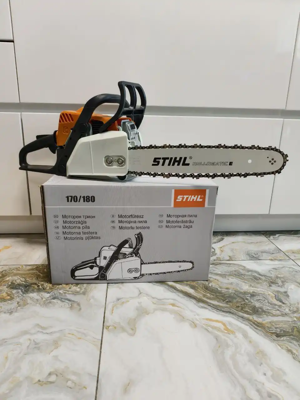 Бензопила STIHL MS 180 с комплектом