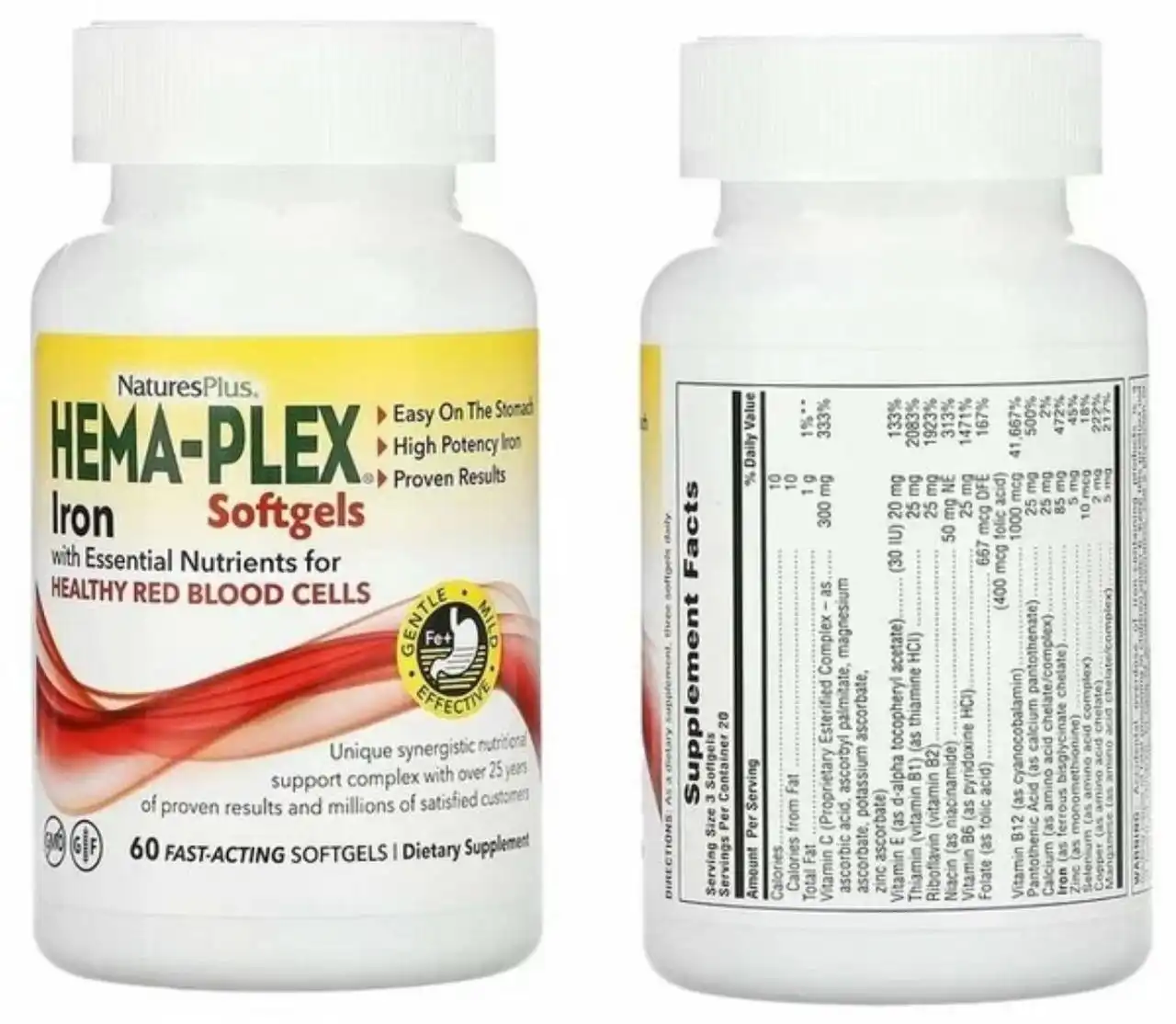 Продам БАД Железо Хемаплекс 60 капсул