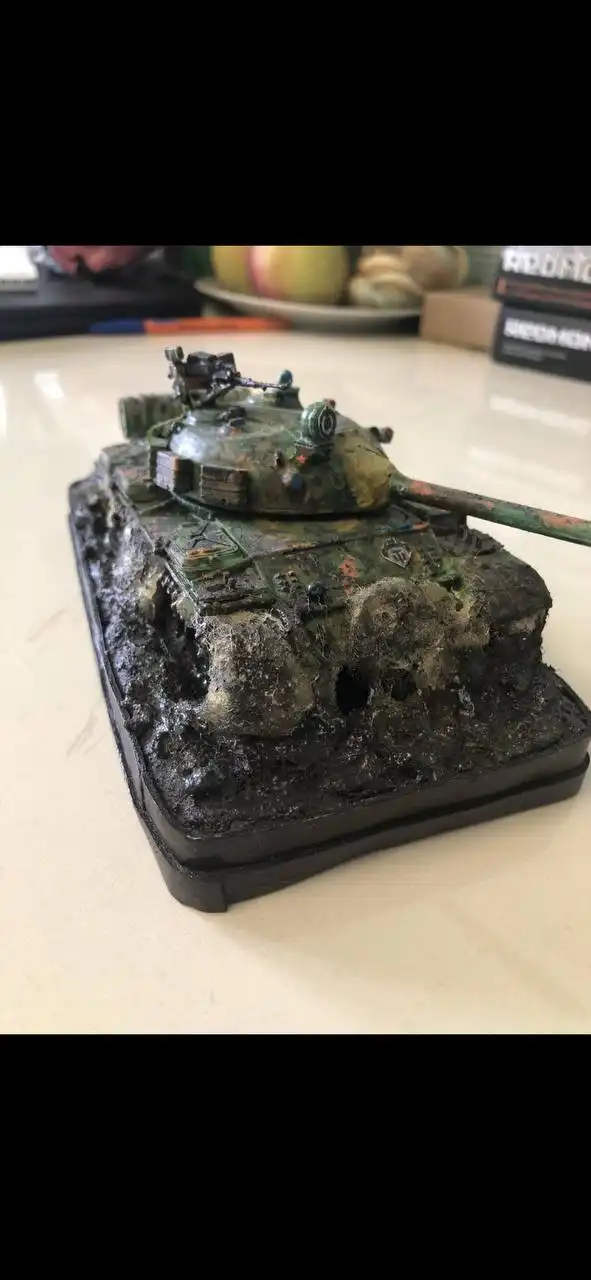 Фигурка WoT ручная работа с поворачивающейся башней