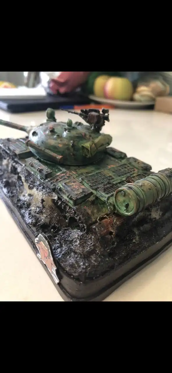 Фигурка WoT ручная работа с поворачивающейся башней