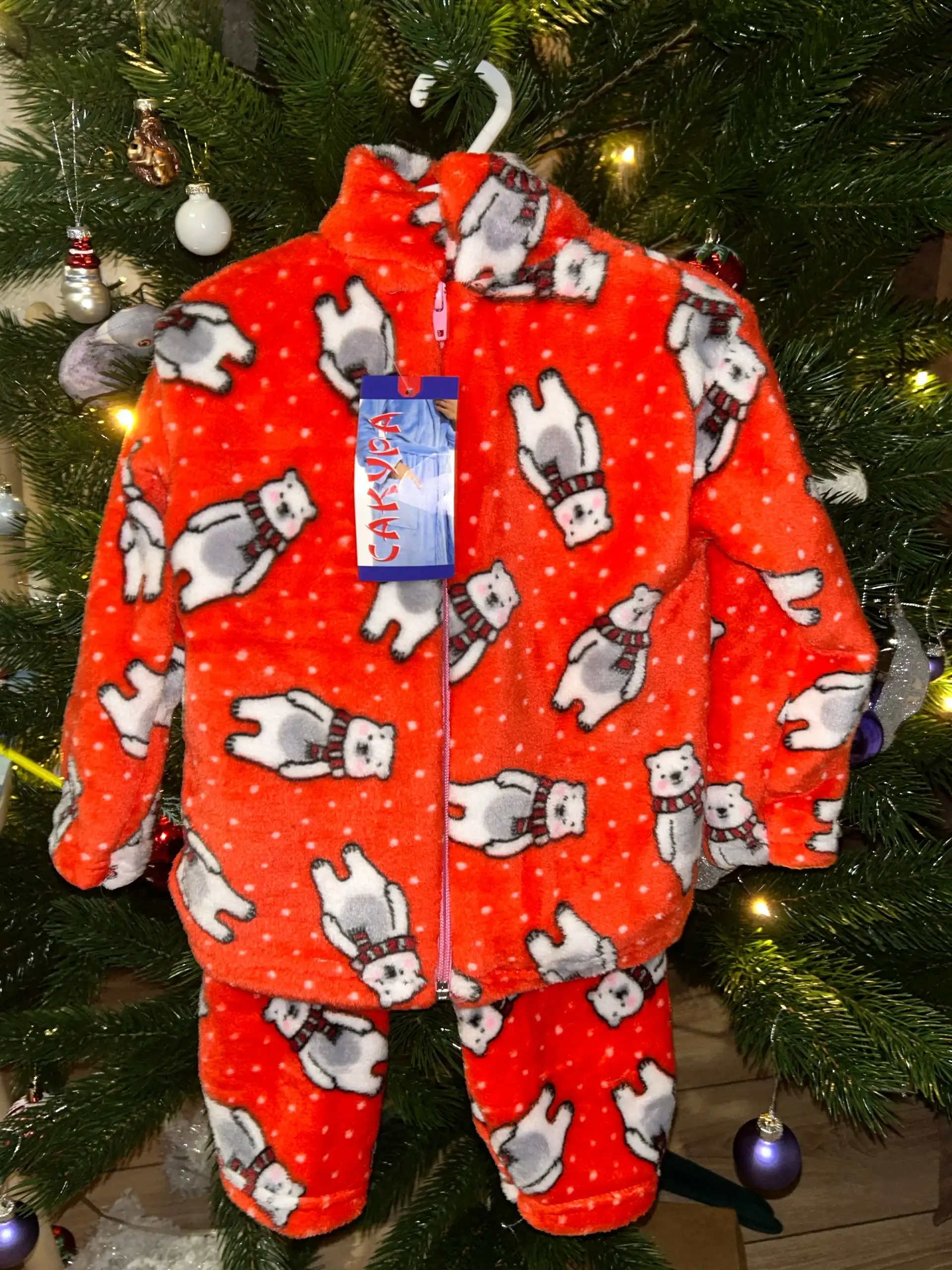 Детские пижамки к Новому году