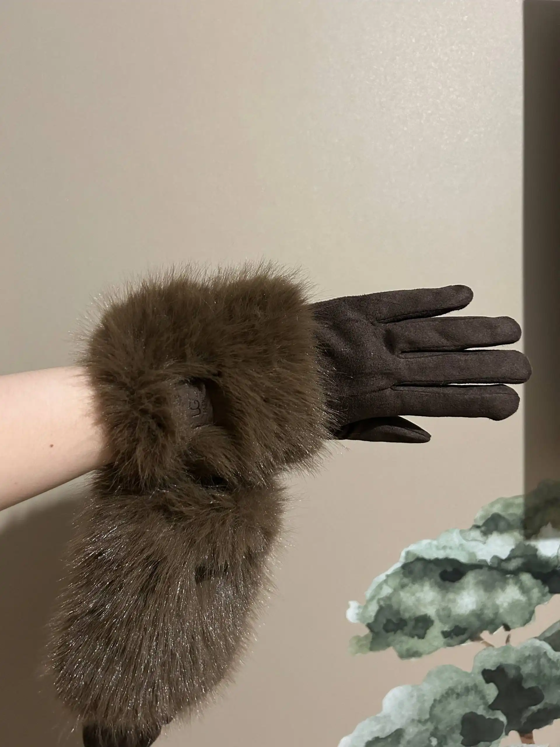 Женские перчатки утепленные