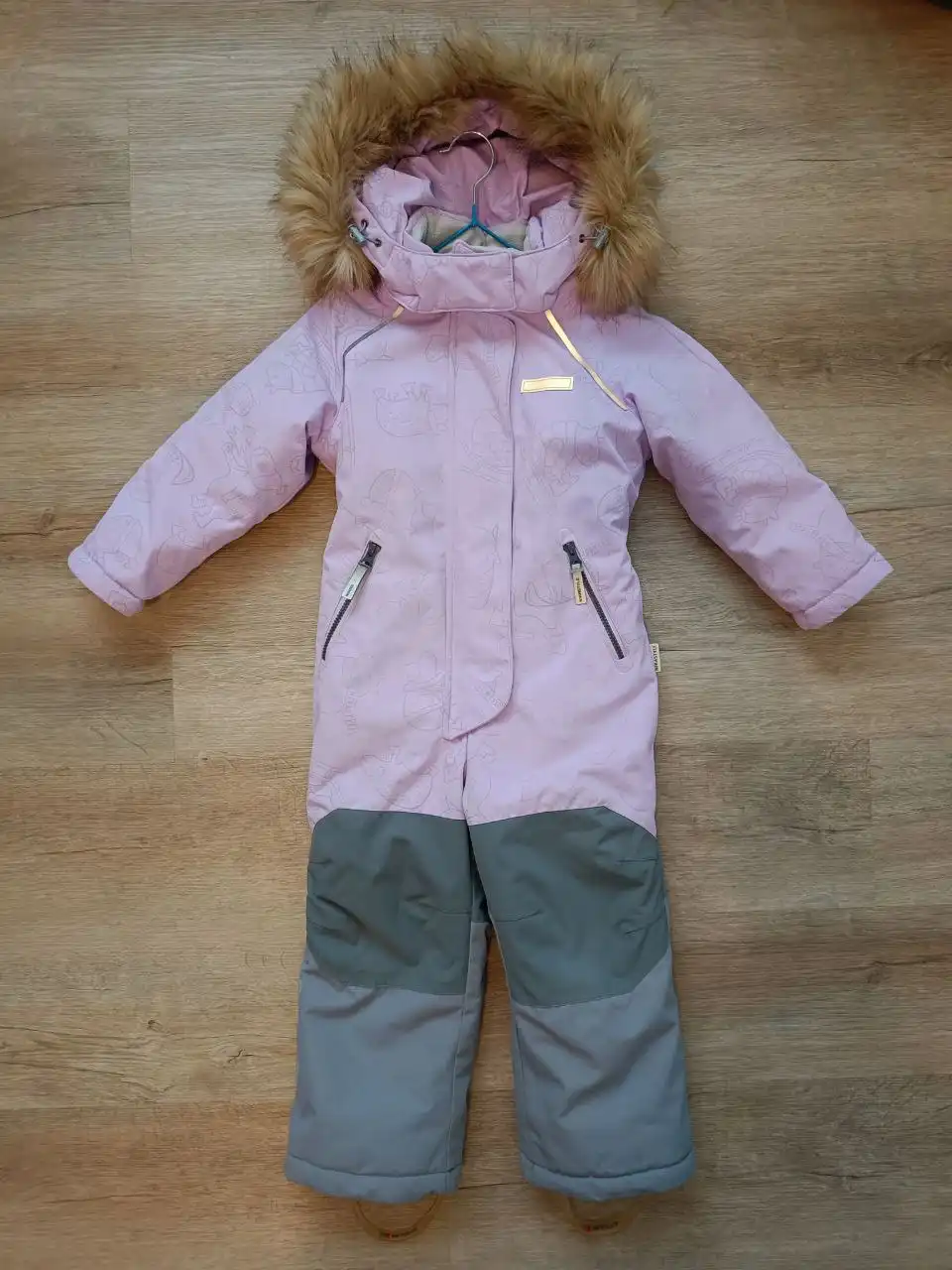 Зимний комбинезон для девочки Nikastyle размер 110