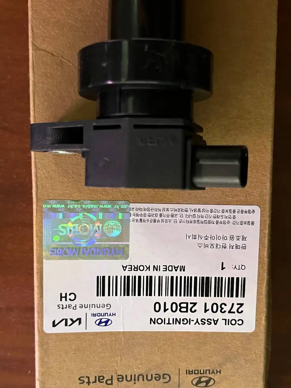 Оригинальные катушки зажигания на свечу для Hyundai и Kia