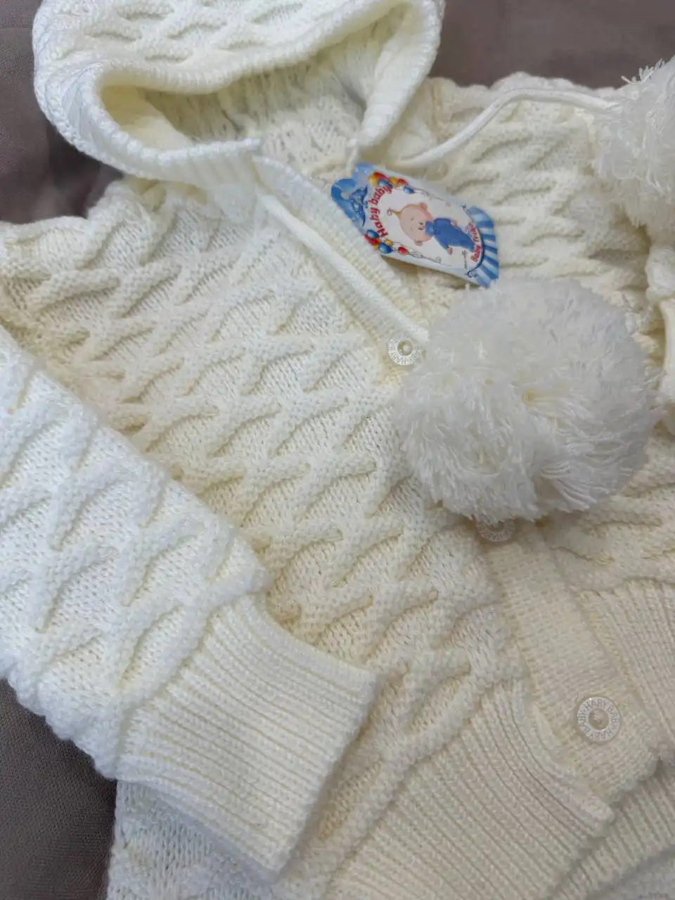 Новый вязаный костюм для ребенка 9-18 месяцев - Одежда (Товары для детей) в Новосибирск