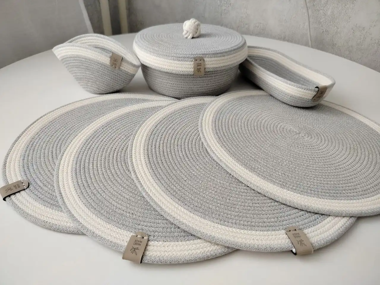 Изделия из хлопкового шнура ручной работы - Барахолка в Новосибирск