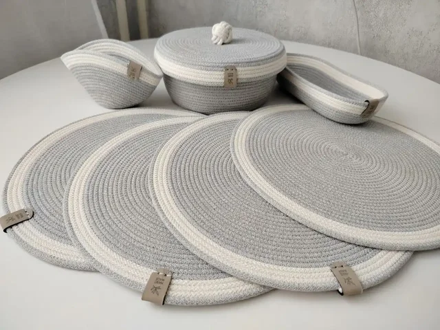 Изделия из хлопкового шнура ручной работы - частное объявление в Новосибирск