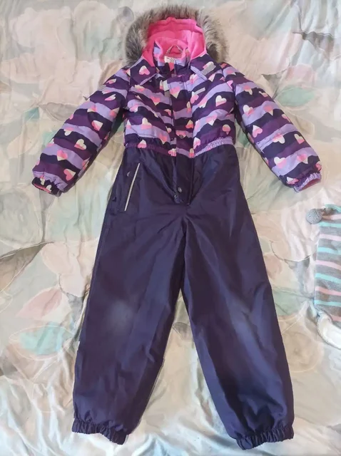 Детский зимний комбинезон Kerry 122-128 с шапкой-шлемом Beezy - Одежда в Новосибирск