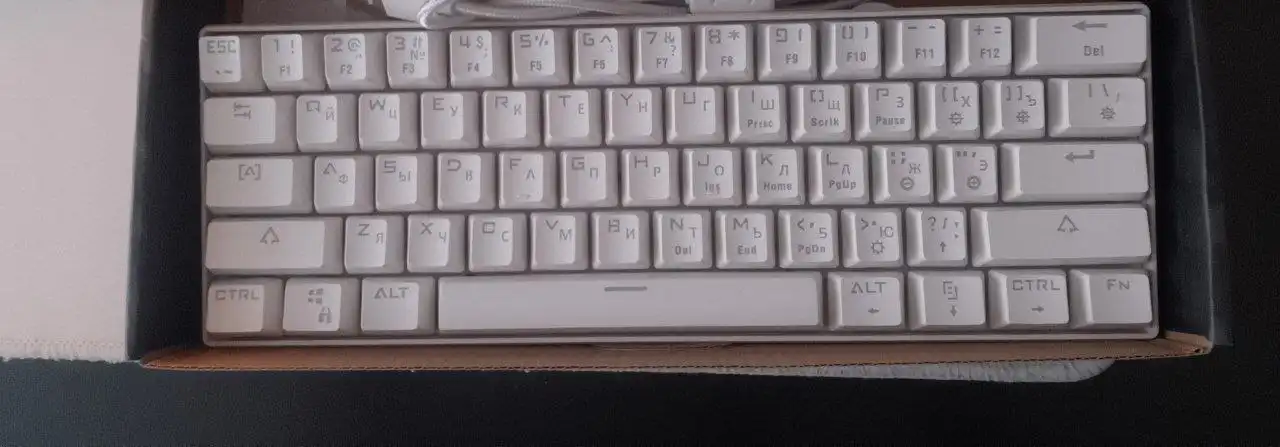 Игровая клавиатура Tanto 60% в отличном состоянии - Компьютерная периферия (Электроника) в Новосибирск