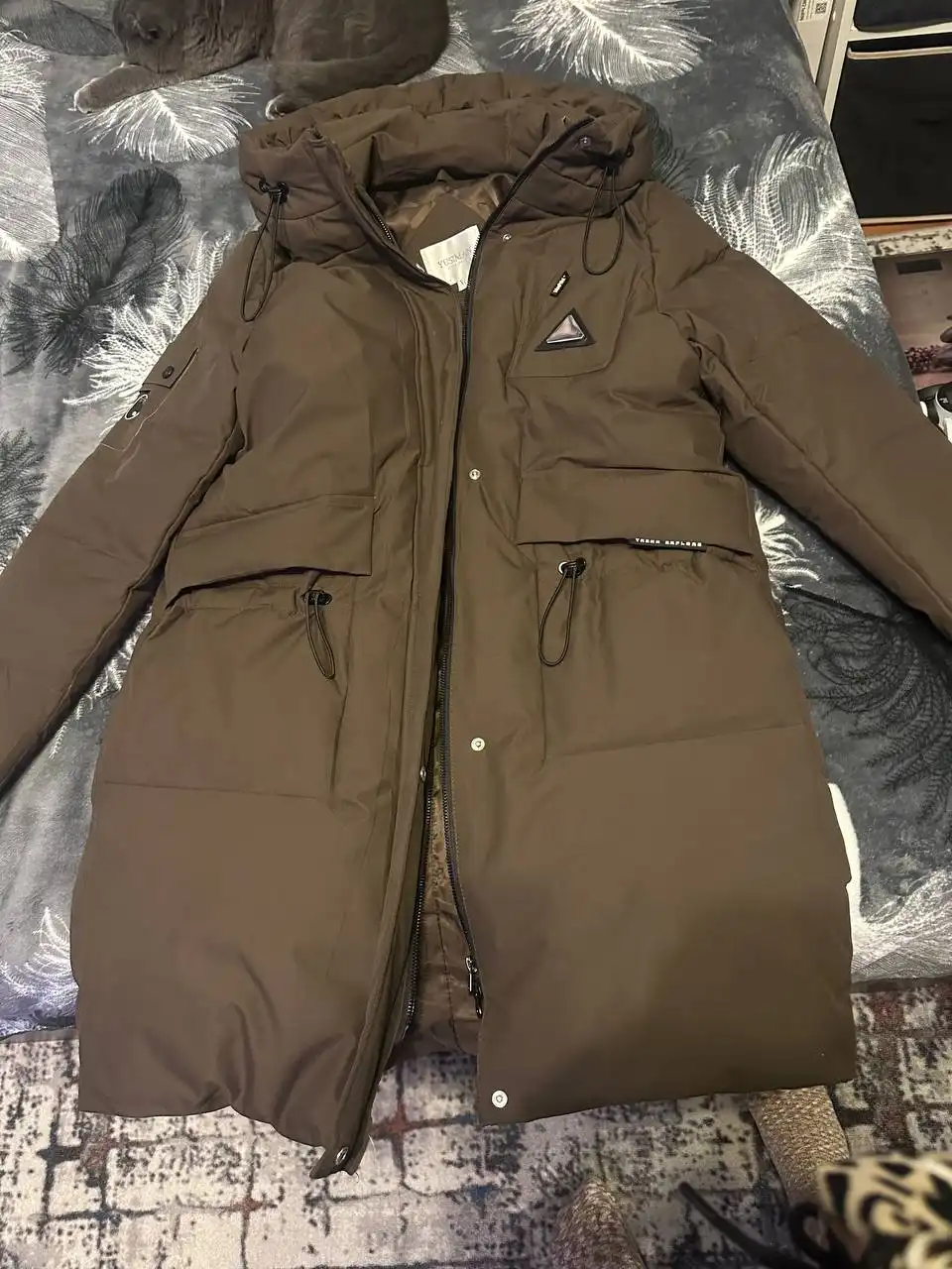 Продам теплый пуховик XL 48р - Верхняя одежда (Одежда) в Новосибирск