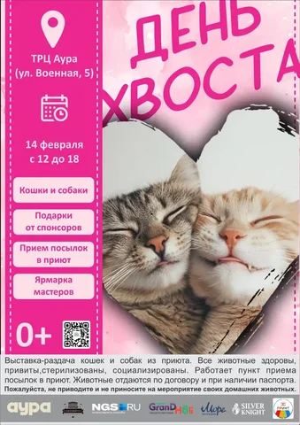 День Хвоста: ярмарка-раздача животных в Новосибирске - Животные в Новосибирск