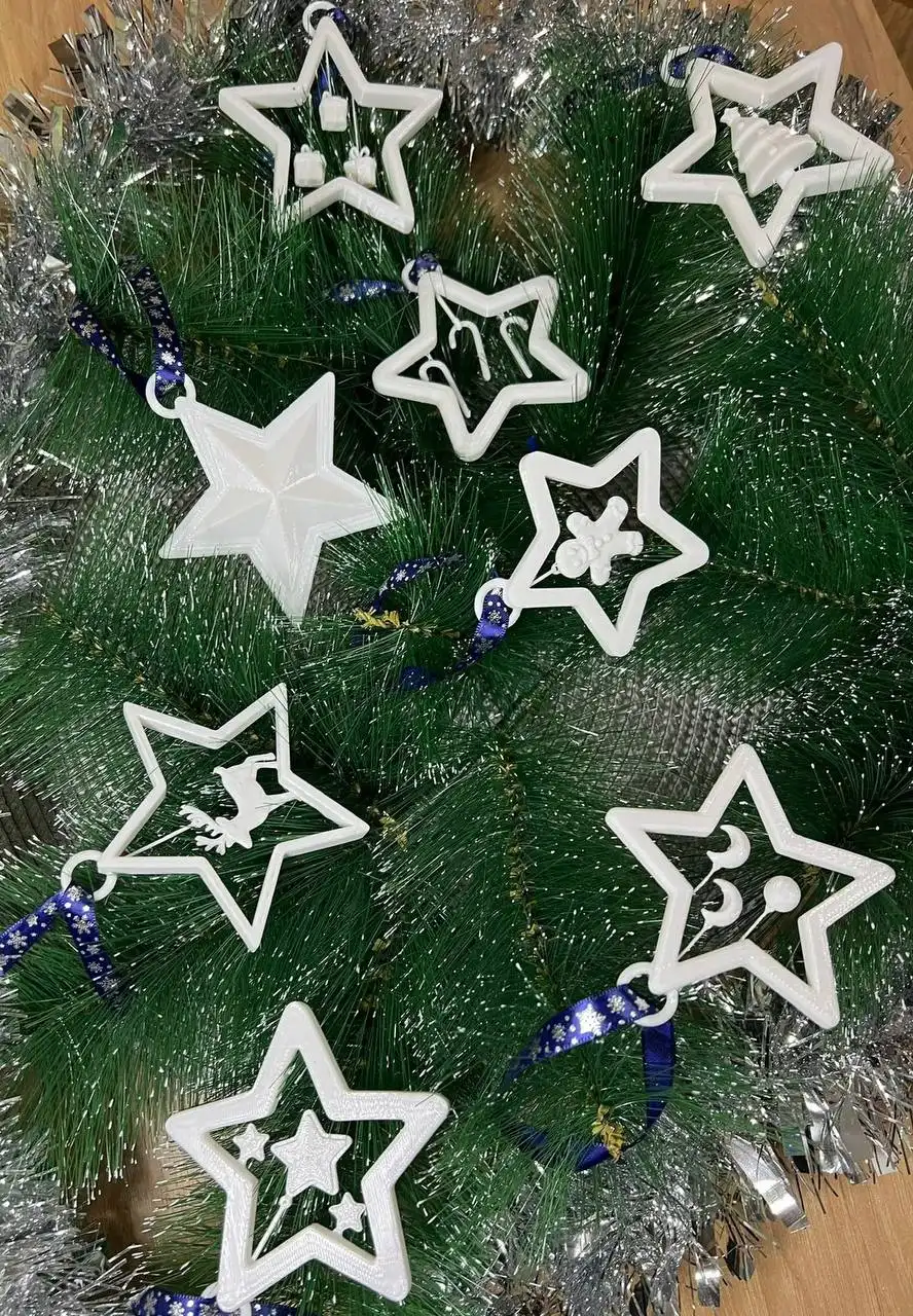 Новогодние украшения в любом цвете