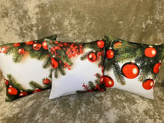 Новогодние подушки и скатерти ручной работы - Растения в Нижний Новгород