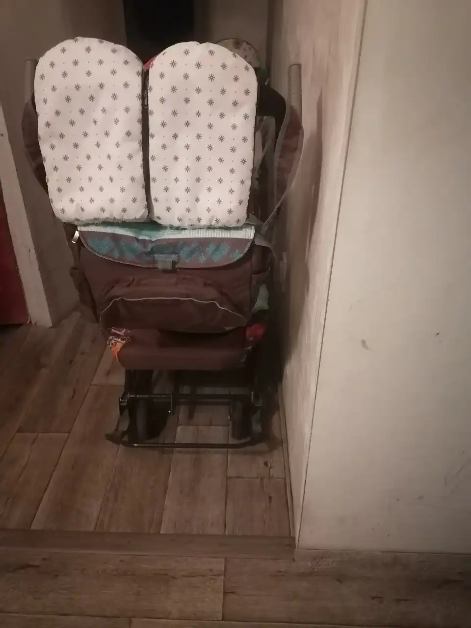 Санки-коляска с аксессуарами