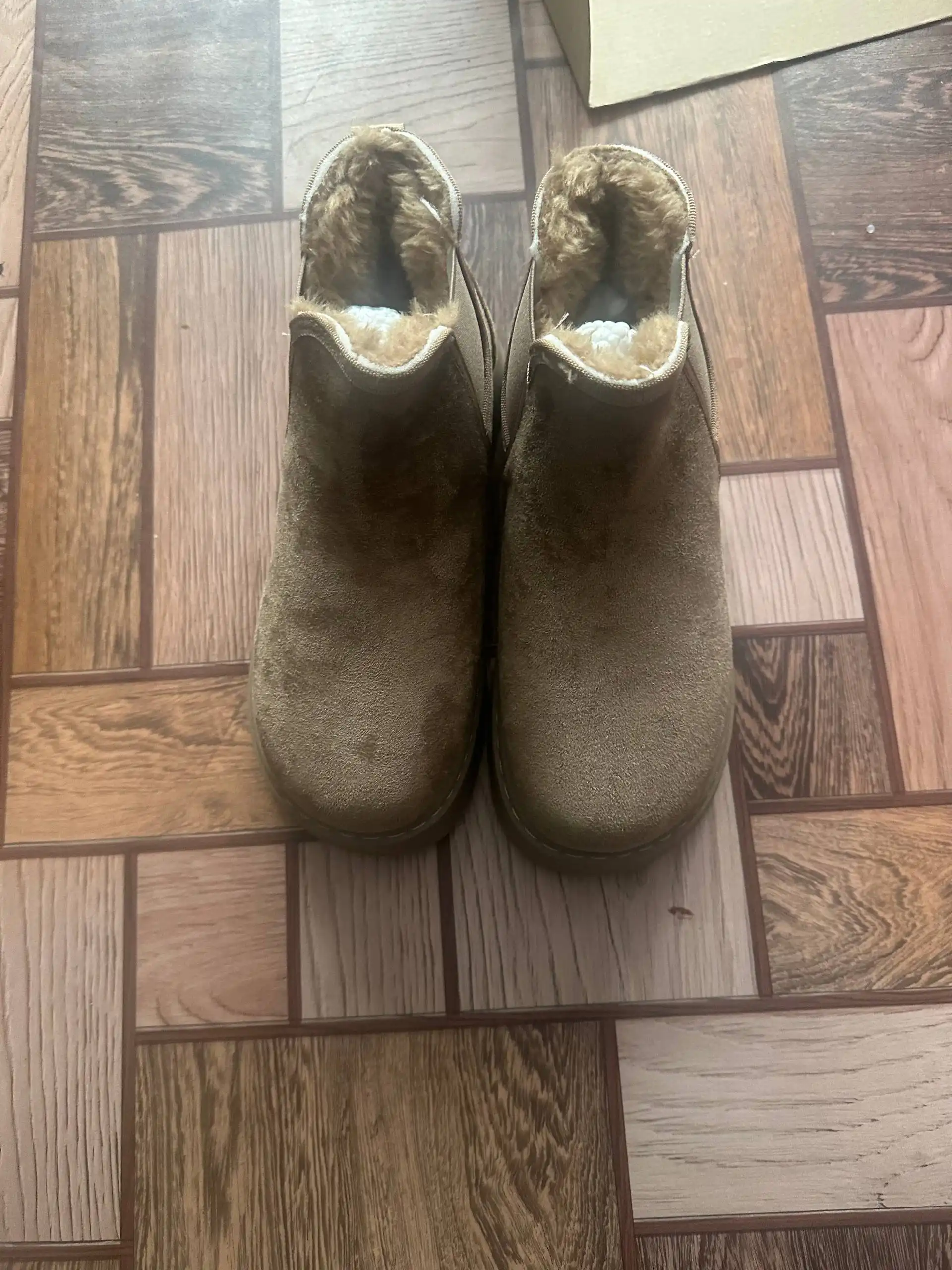 Женские зимние угги 39 размер, замшевые с мехом