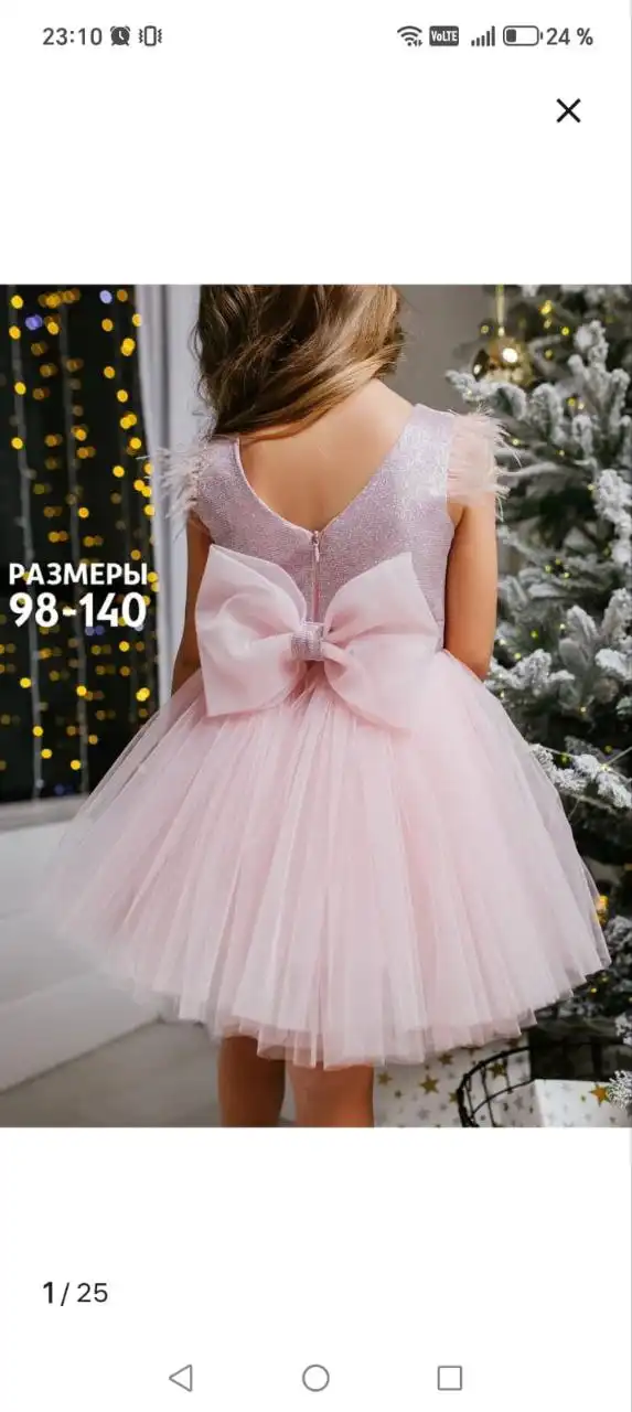 Детское платье размер 116-122