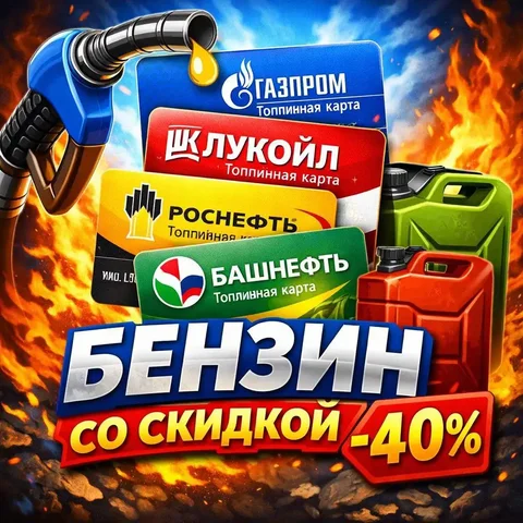 Топливные карты заправок Лукойл, Татнефть, Башнефть, Газпромнефть - Продукты питания в Оренбург