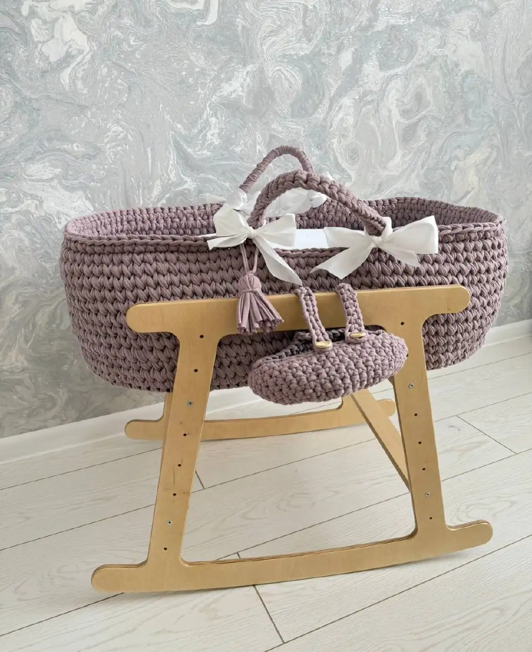 Вязанная люлька для малыша - Люльки (Товары для детей) в Оренбург