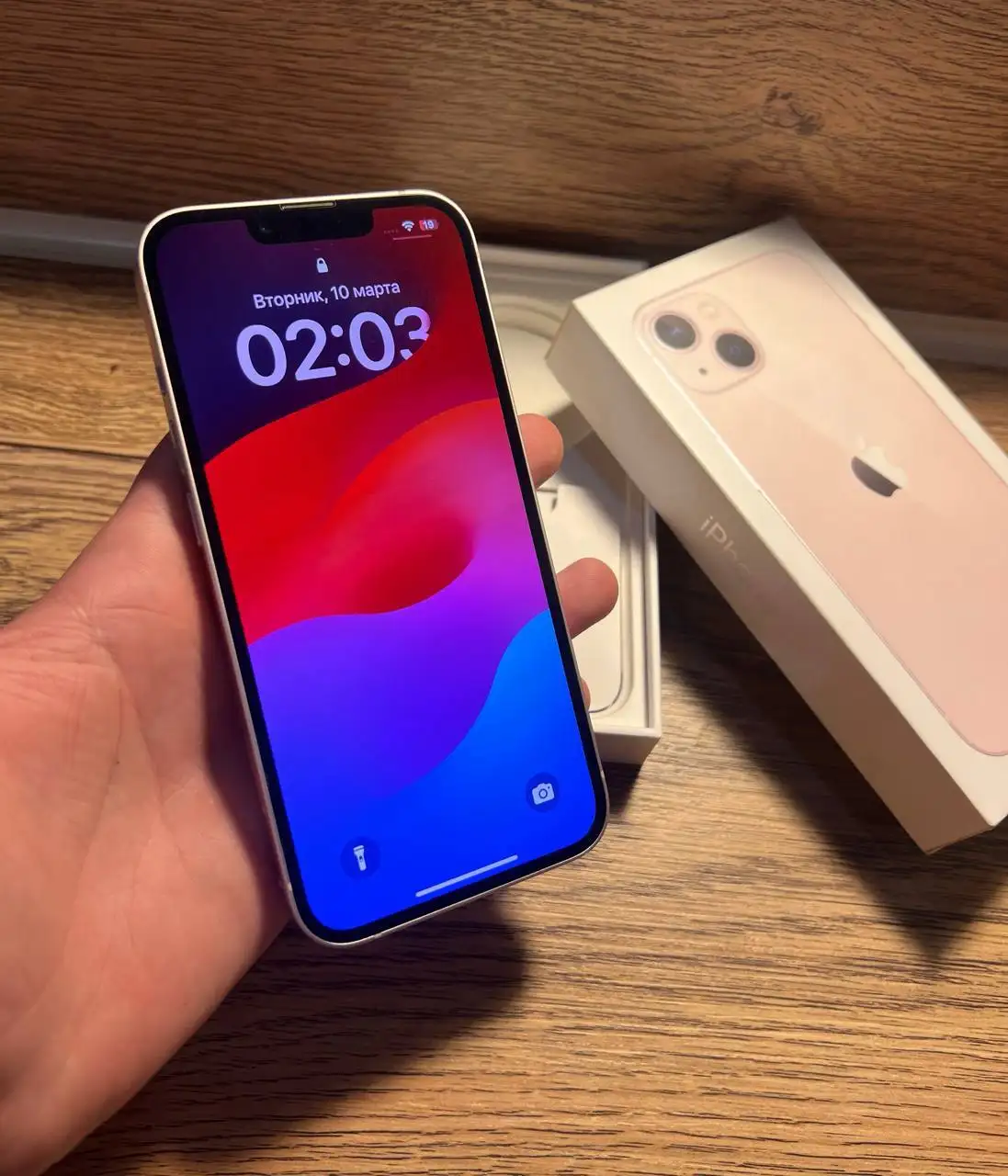 iPhone 13 128gb в идеальном состоянии с заменённой батареей - Смартфоны (Электроника) в Оренбург