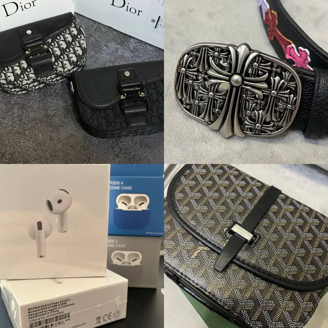 Наушники Airpods, ремень Chrome Hearts, сумки Goyard и Dior x Alyx - Аксессуары (Барахолка) в Оренбург