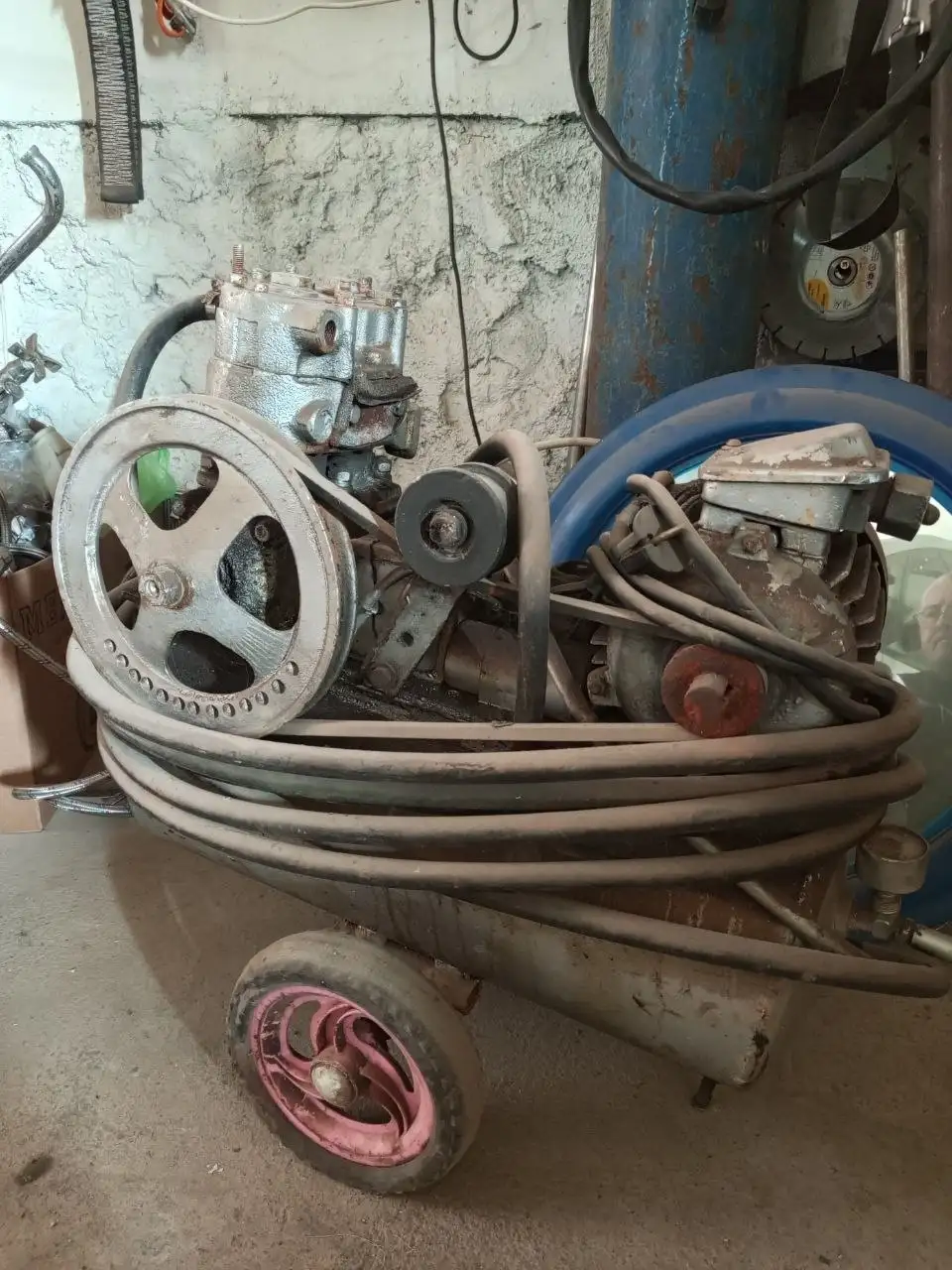 Продам самодельный компрессор с головой от ЗИЛ - Барахолка в Оренбург