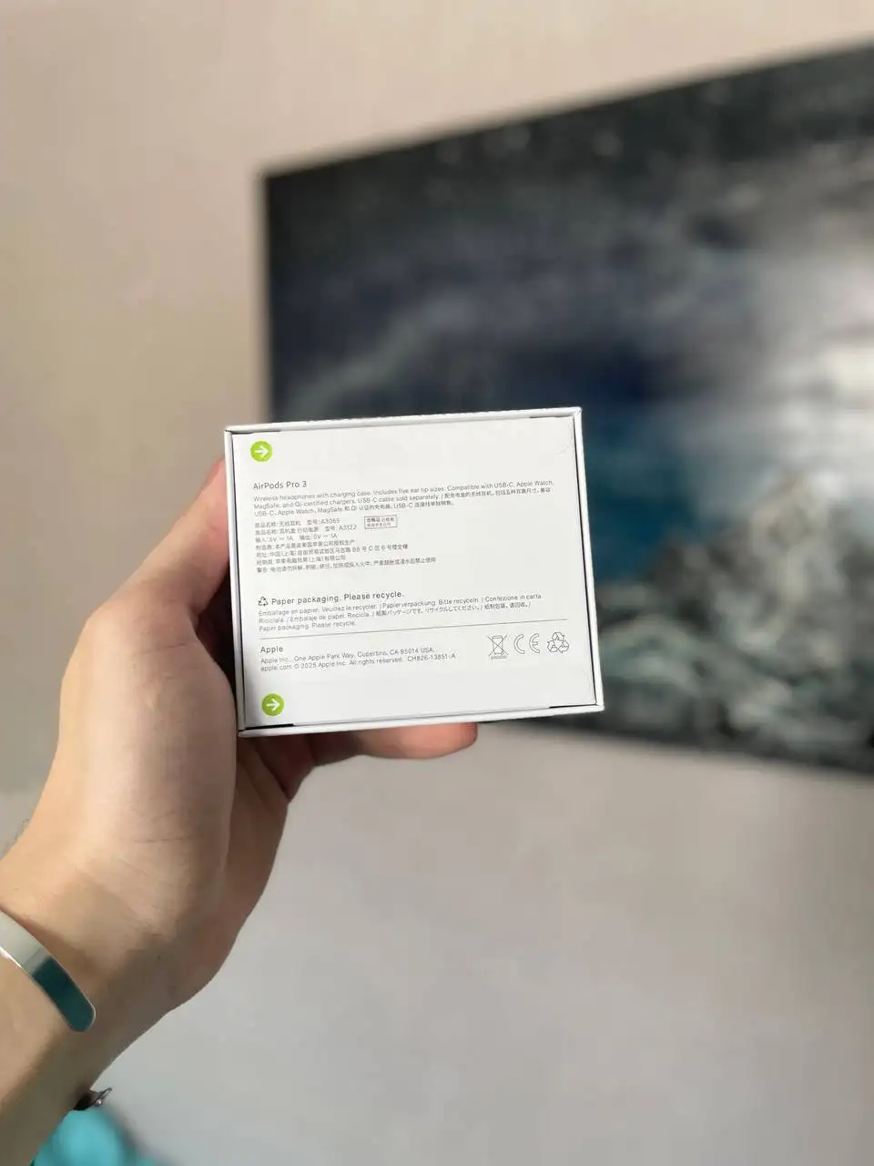 AirPods Pro 3 копия с полным фейсконтролем - Наушники (Электроника) в Оренбург