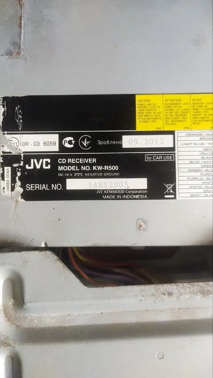 Продажа магнитолы JVC KW-R 500 - Автомагнитолы (Электроника) в Оренбург