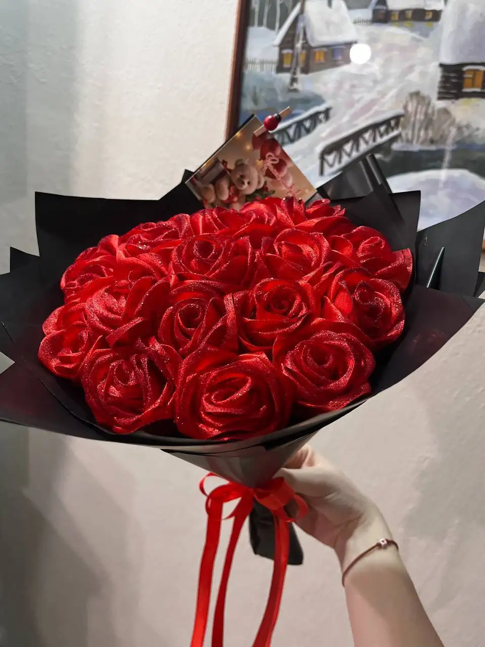 Букеты из атласных ленточек - Барахолка в Оренбург