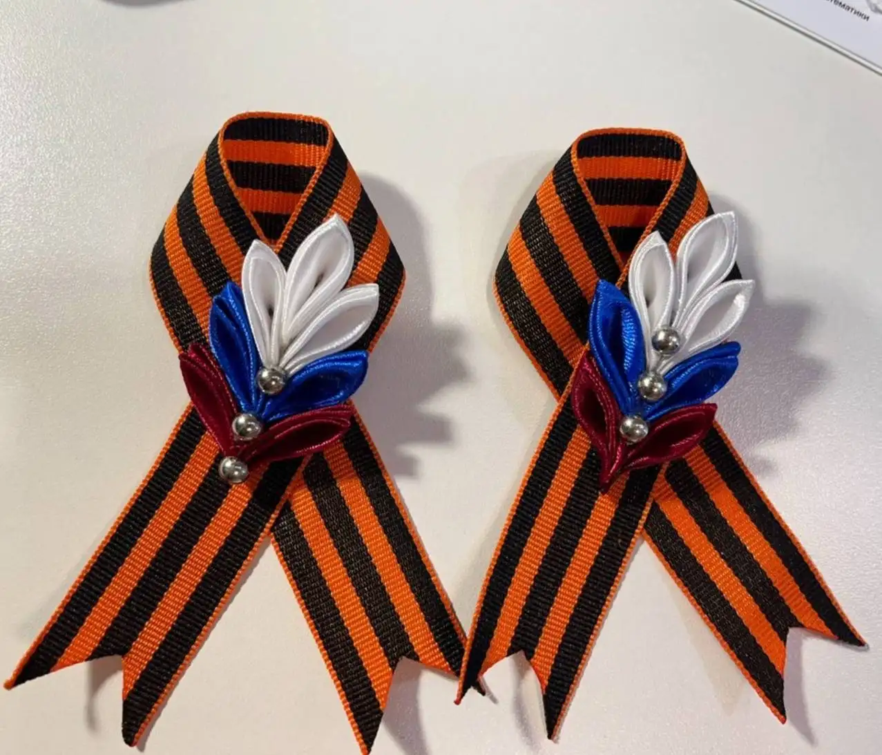 Брошь из Георгиевской ленты к 9 мая - Рукоделие (Хобби и отдых) в Оренбург