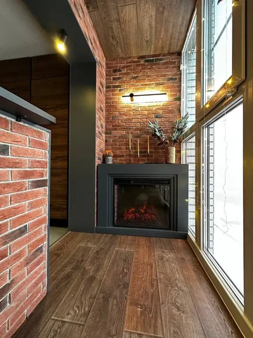 Отделка балконов и лоджий с окнами и встроенной мебелью - Электрика в Оренбург