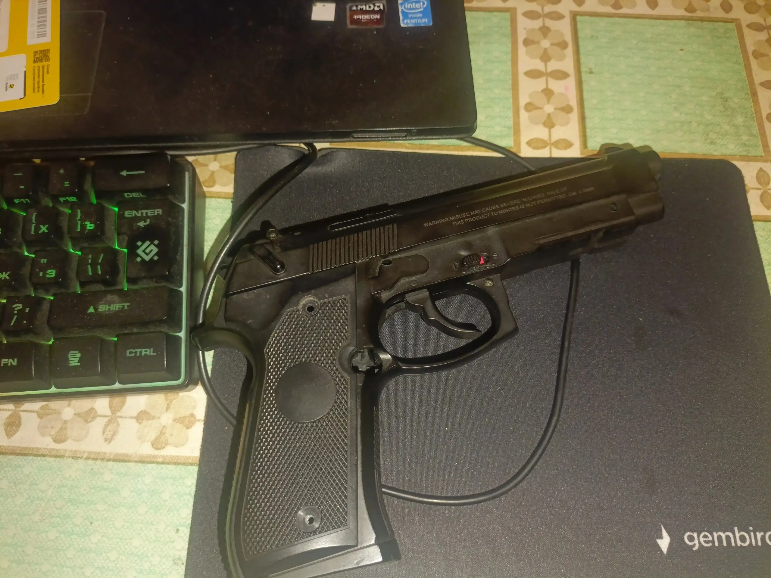 Пневматическое оружие с неисправностью - Оружие и снаряжение (Барахолка) в Оренбург