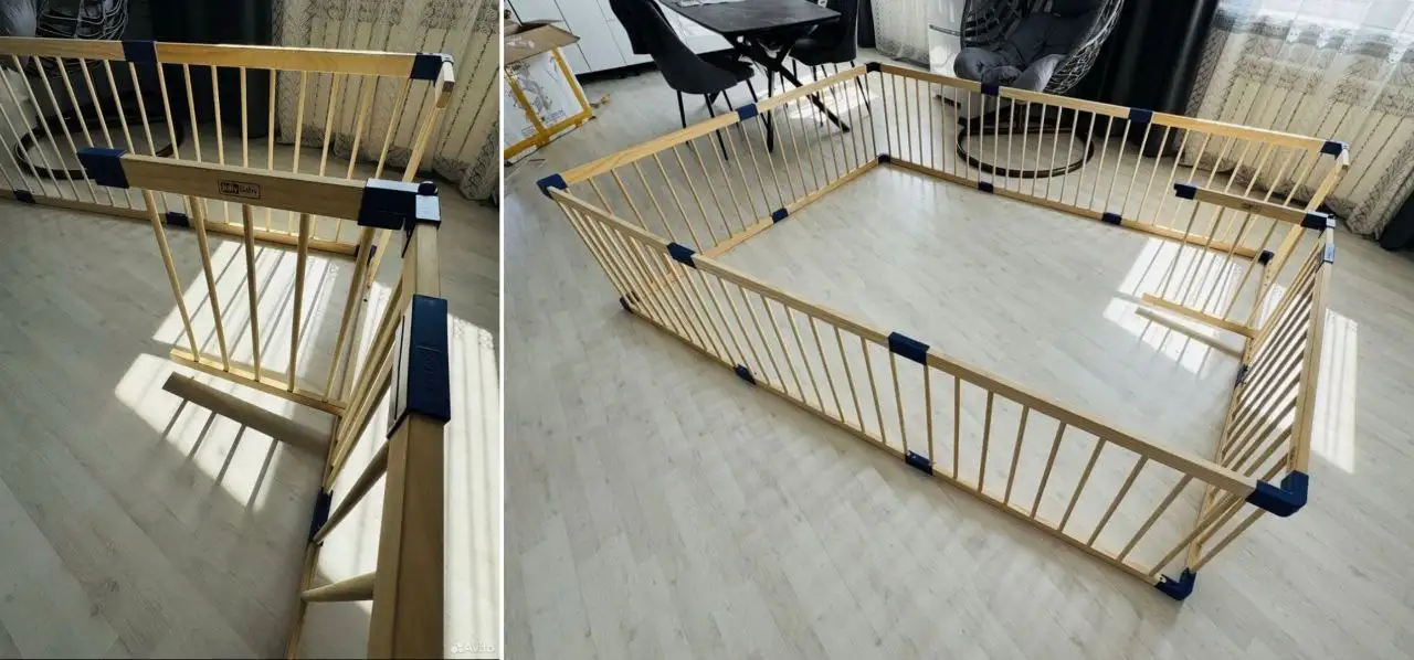 Продажа детского манежа Jolly Baby из натурального дерева - Товары для детей в Забайкальск