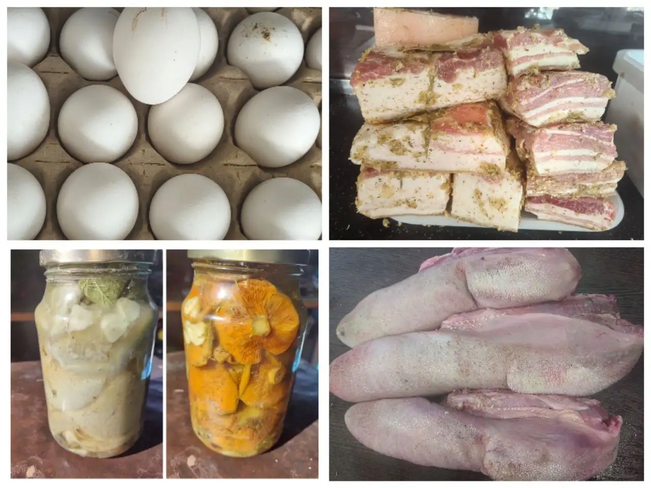 Продажа домашней еды: солёное сало, грудинка, яйца, грибы, ягоды - Продукты питания (Барахолка) в Чита