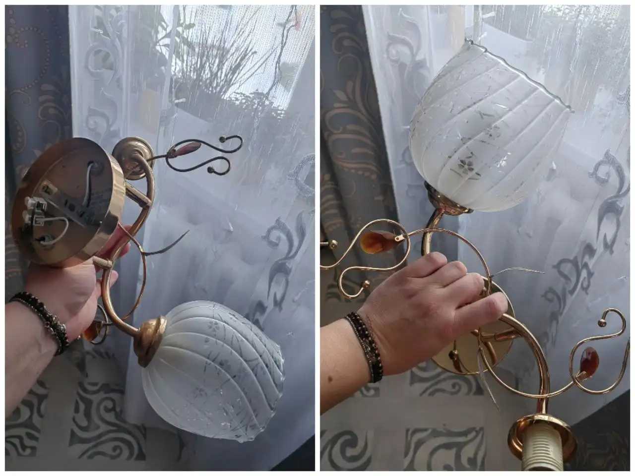 Люстра без плафона