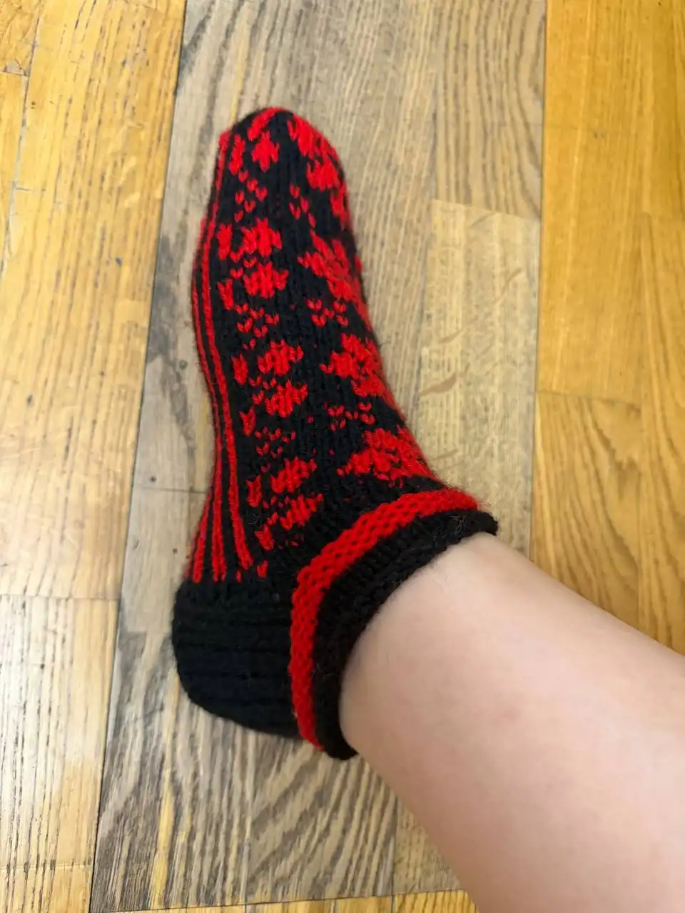 Носочки, следки ручной вязки из шерсти и акрила - Носки (Одежда) в Чита