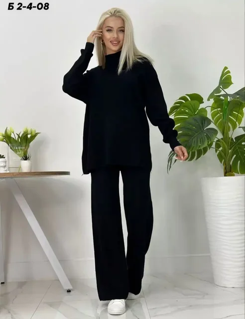 Костюм двойка машинная вязка - Шубы в Чита