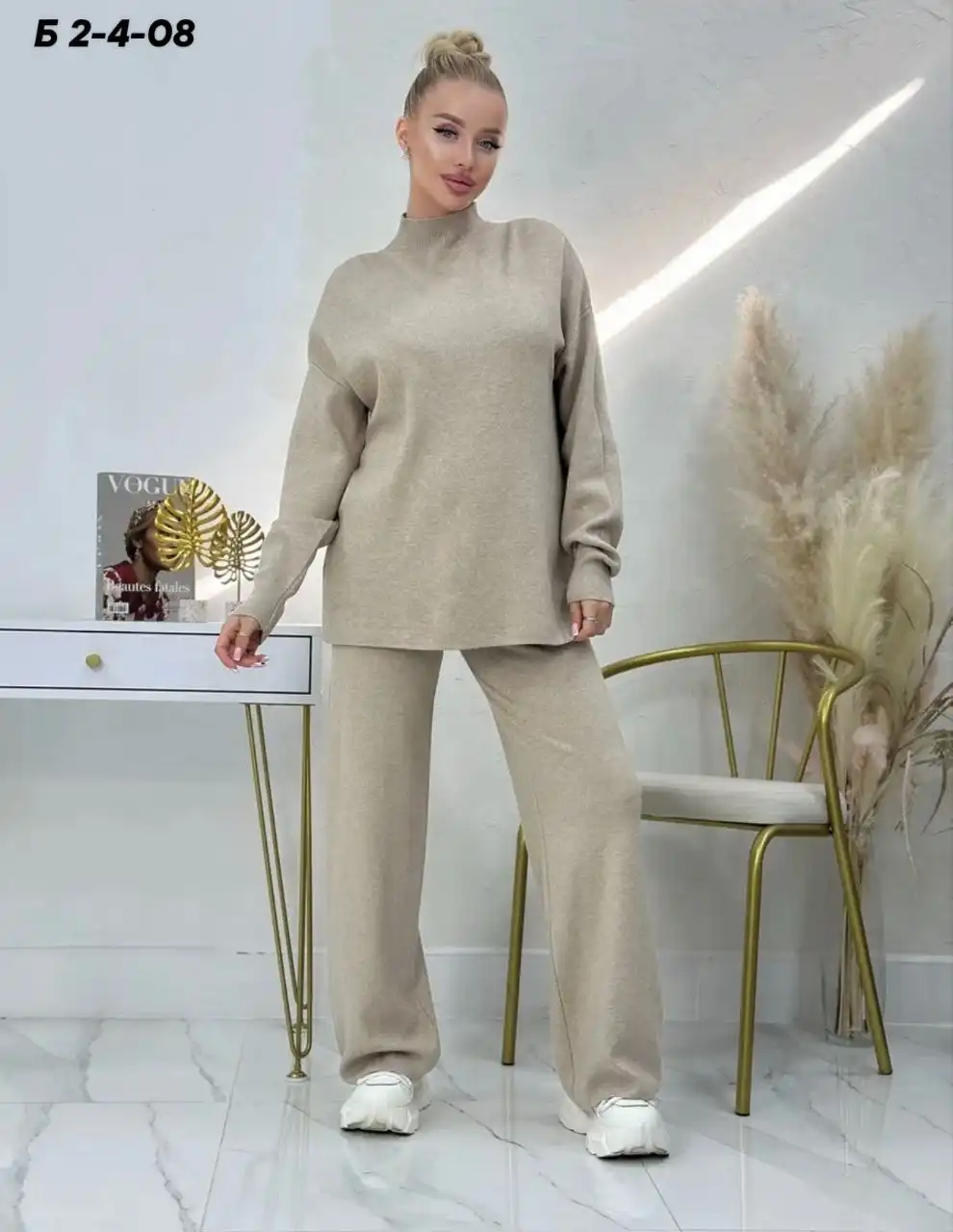 Костюм двойка машинная вязка - Костюмы (Одежда) в Чита