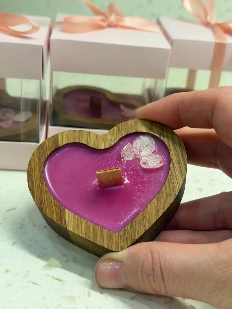 Свеча-валентинка ручной работы - Рукоделие (Хобби и отдых) в Нижний Новгород