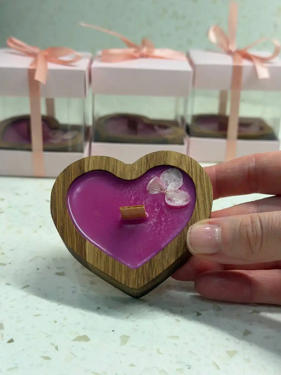 Свеча-валентинка ручной работы - Рукоделие (Хобби и отдых) в Нижний Новгород
