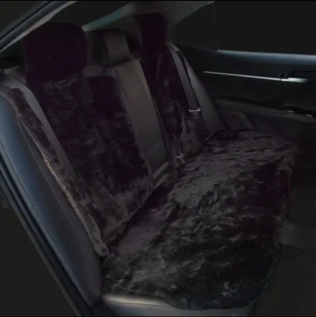 Меховые накидки на автомобильные сидения из натуральной овчины