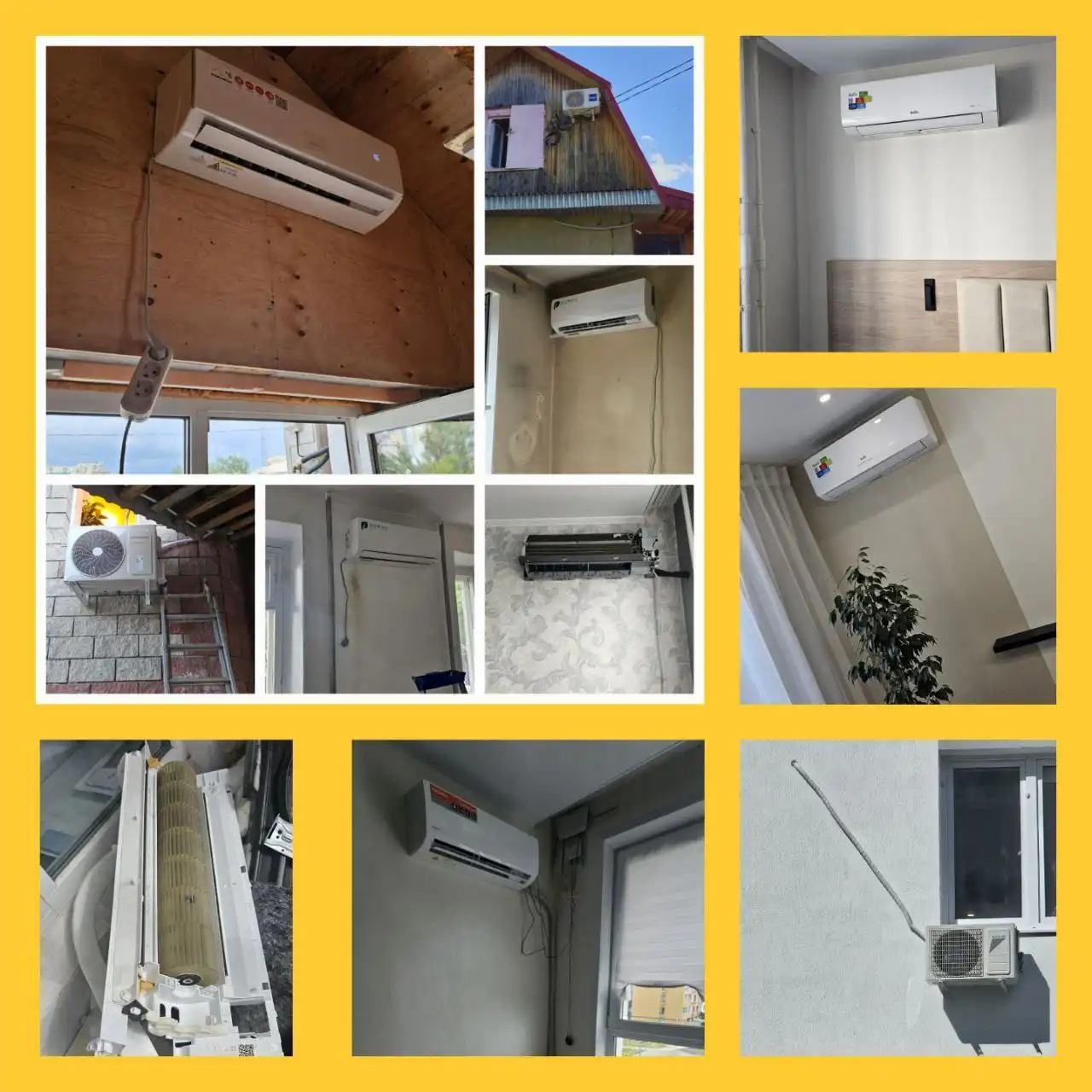 Услуги по продаже, установке и обслуживанию кондиционеров