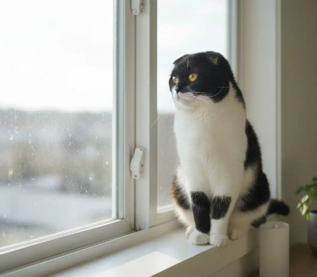 Плюшечка, примерный возраст 2-3 года, найдена на улице в мороз - Кошки (Животные) в Тюмень