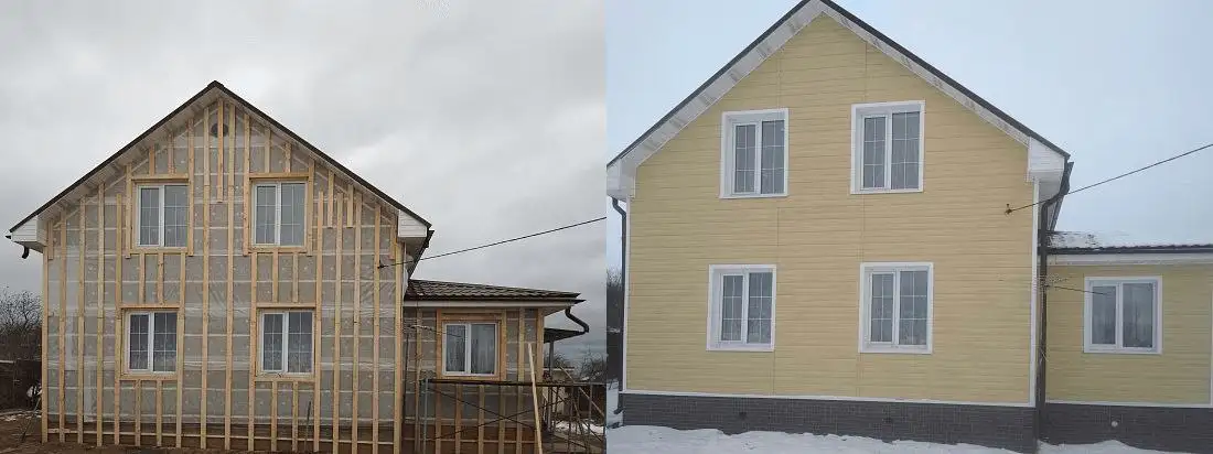 Обшивка дома сайдингом и утепление в Тюмени - Ремонт и строительство (Услуги) в Тюмень