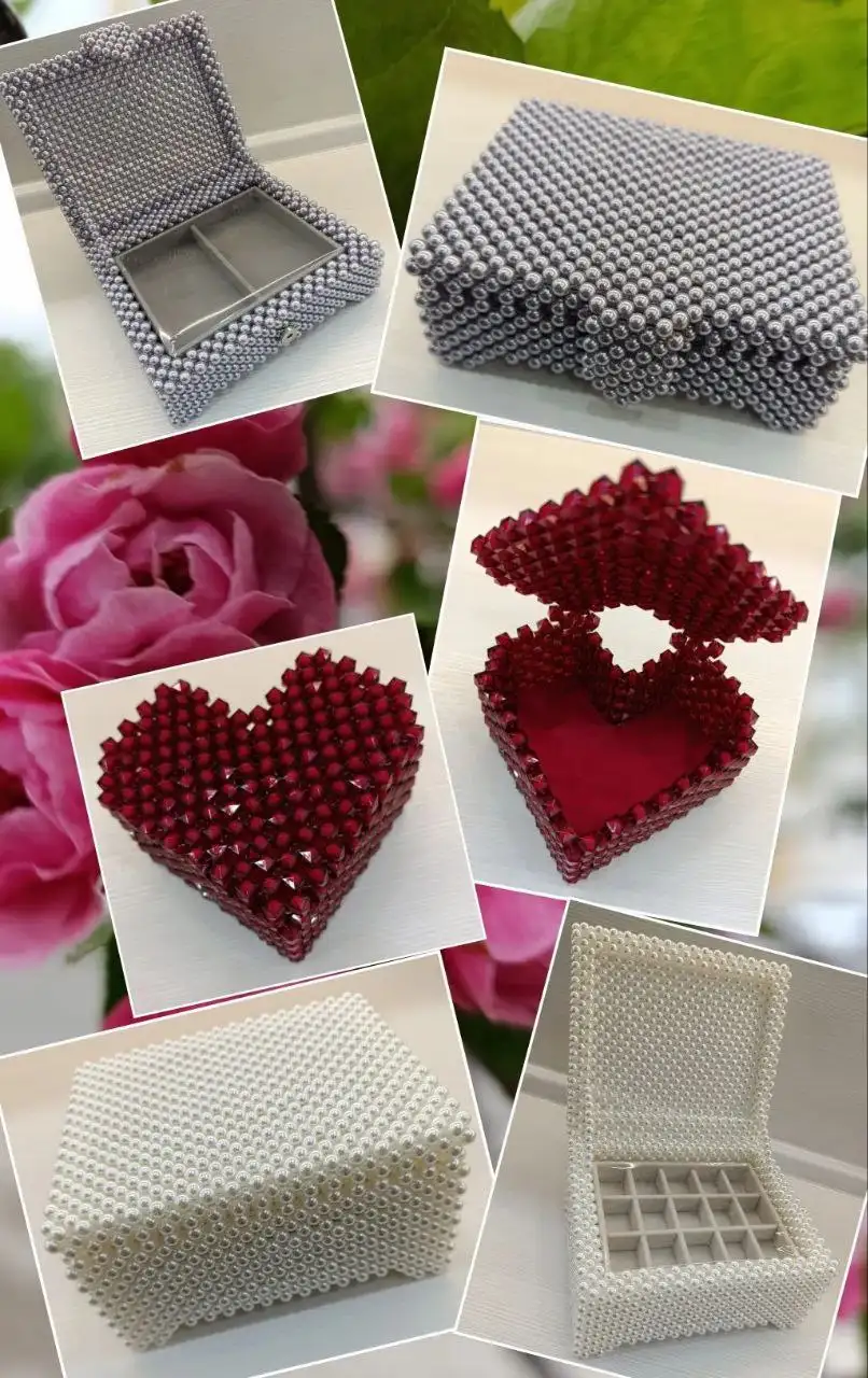 Шкатулки ручной работы из жемчужных бусин к 8 марта - Рукоделие (Хобби и отдых) в Тюмень