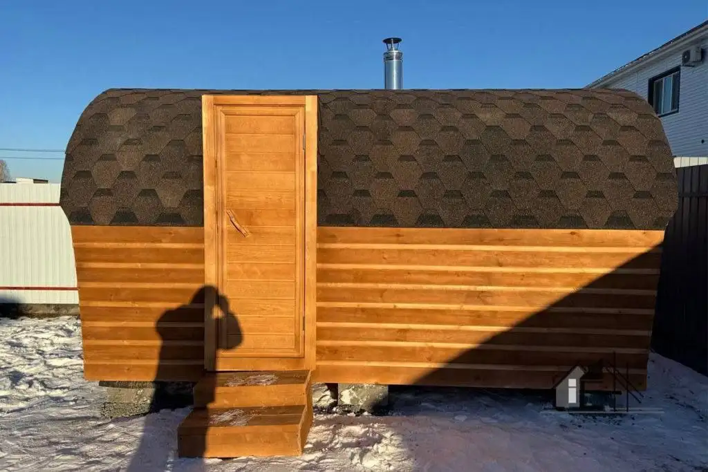 Бани "Бочка" различной длины с террасой и без - Бани и сауны (Для дома и дачи) в Тюмень