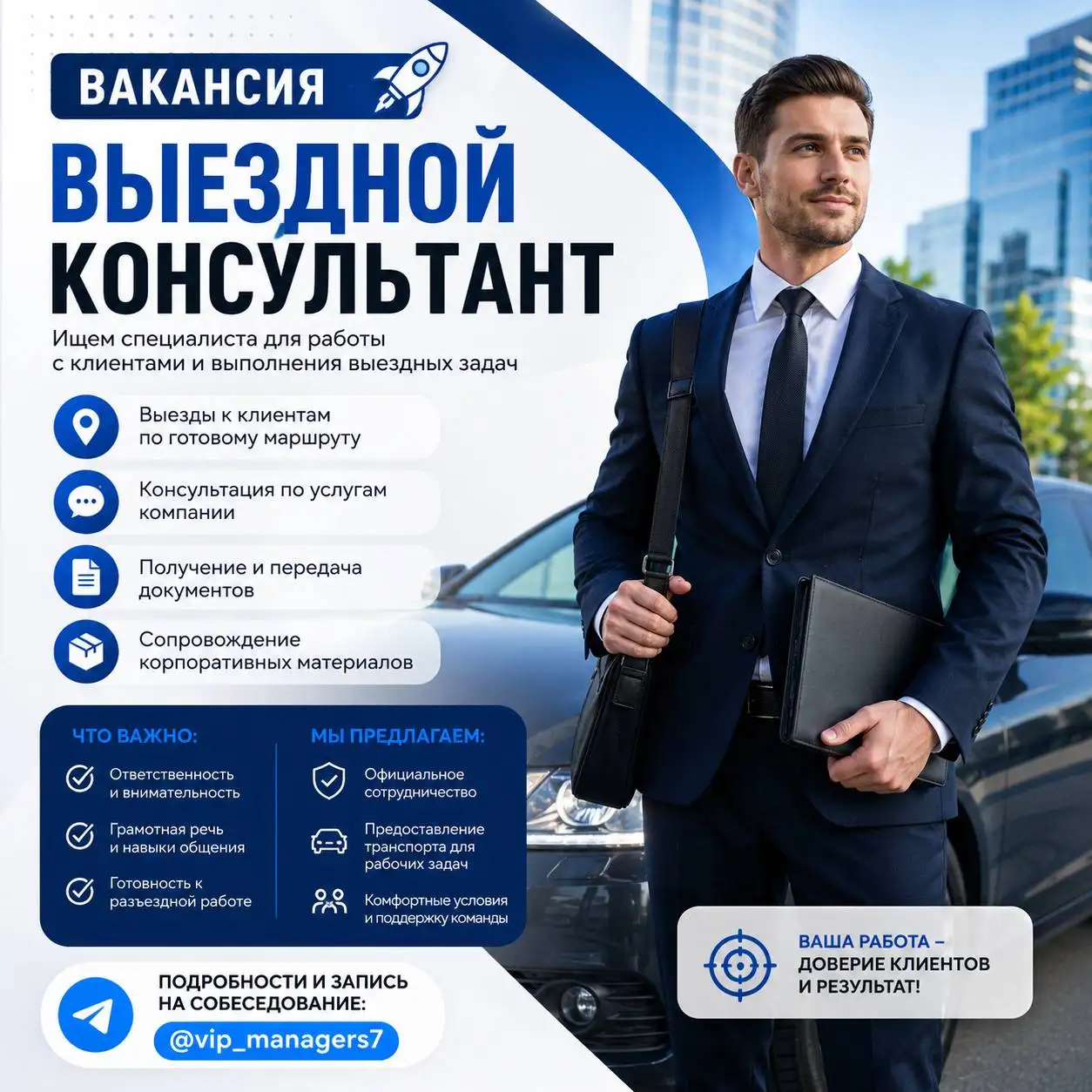 Выездной консультант - Консультант (Работа) в Тюмень