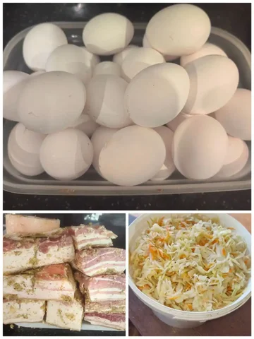 Продам домашние продукты: яйца, капуста, сало - Продукты питания в Чита